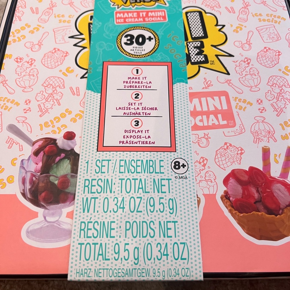 Mini verse Ice cream social set